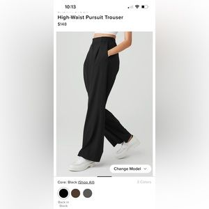 Alo High-Waist Pursuit Trouser